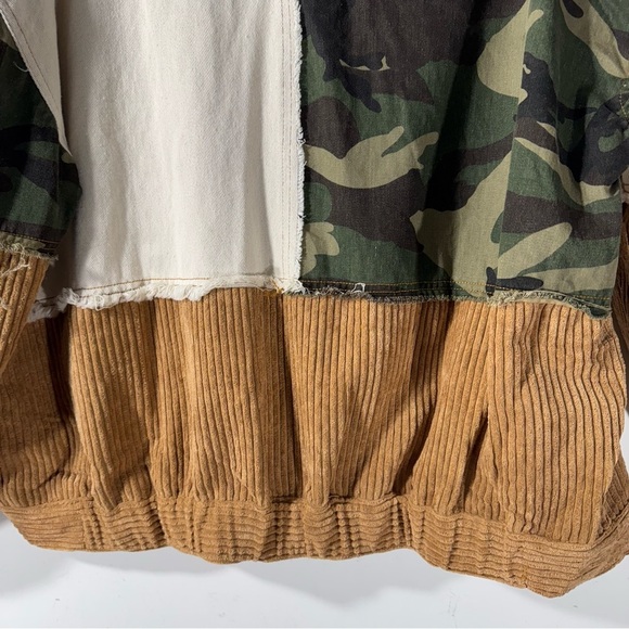 Andree Mixed Media Oversized Corduroy Jacket - Picture 7 of 13